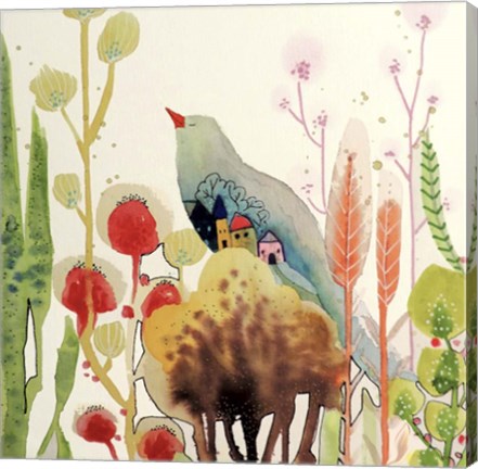 Framed Ma Maison Print