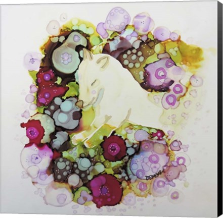 Framed Mon Loup Doux Print