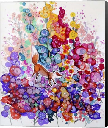 Framed Tu Es Libre Print