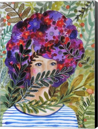 Framed Y Mettre Les Mots Print