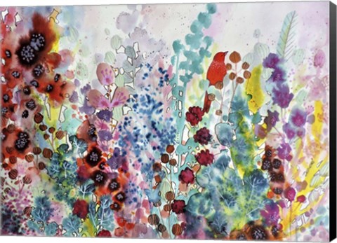 Framed Avoir Tous Les Courages Print