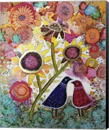 Framed Lredis Moi Ces Choses Tendres Print