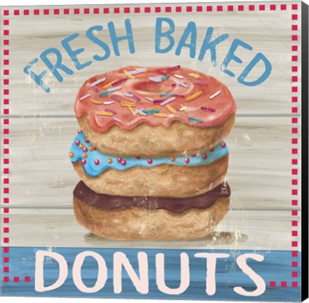 Framed Fresh Donuts Print