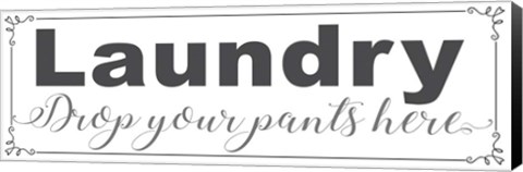 Framed Laundry Pants Print