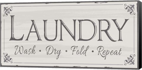 Framed Laundry Wash Print