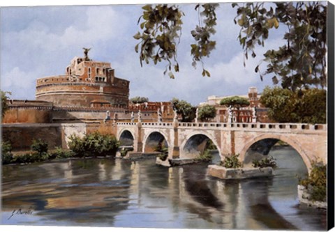 Framed Castel Sant&#39;angelo Print
