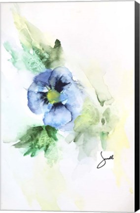 Framed Pansy Print