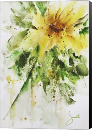 Framed Sunflower Print