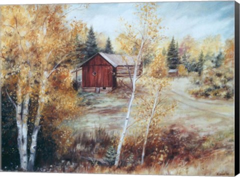 Framed Autumn Colors Quadeville On Print