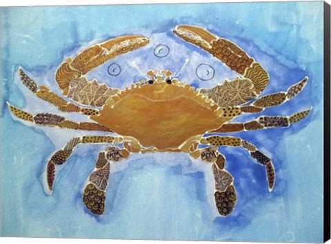 Framed Tattooed Crab Print