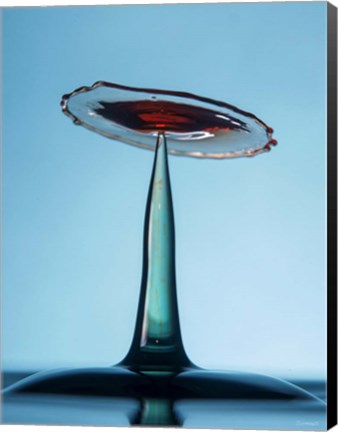 Framed Liquid Splash 3 Print