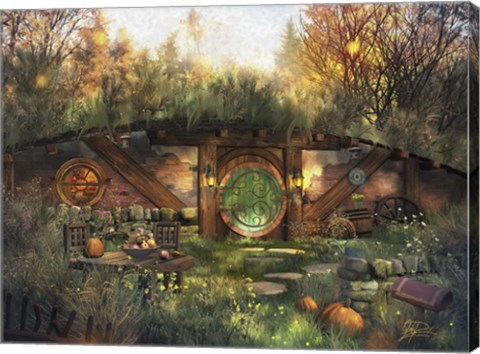 Framed Hobbit Sunrise Print