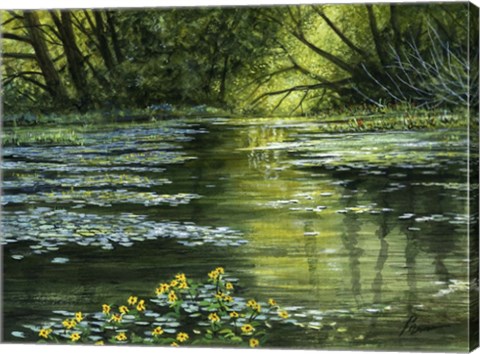 Framed World of Light Print