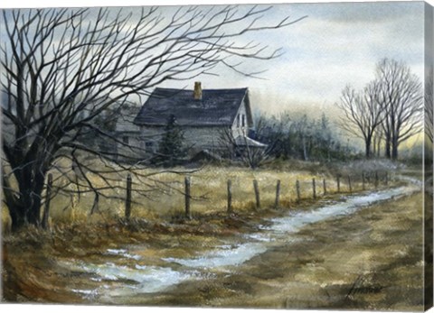 Framed French Pond Road Print