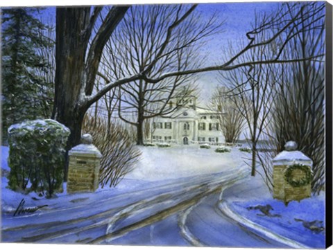 Framed Fresh Tracks Print