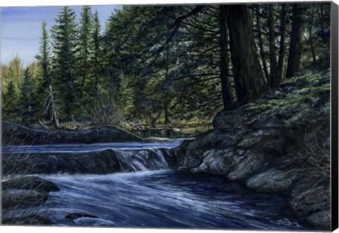 Framed Sparkle Among the Fern Print