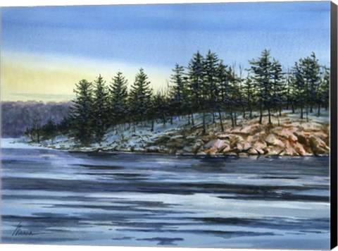 Framed Cold Bright of Winter Print