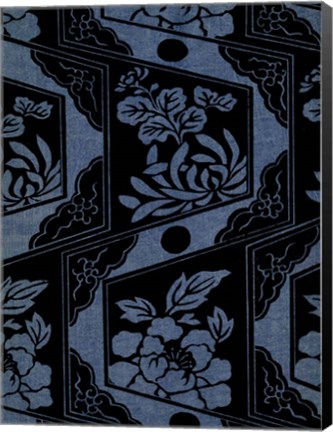 Framed Japanese Patterns IV Print