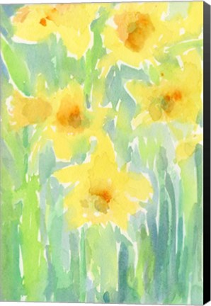 Framed Daffodils I Print