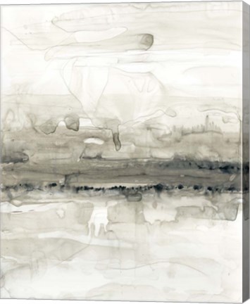 Framed Grey on the Horizon II Print