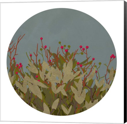 Framed Winterberry Bush I Print