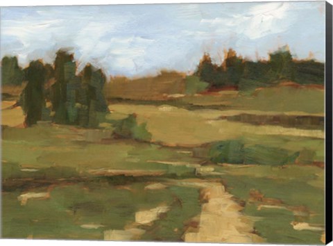 Framed Ochre Valley I Print