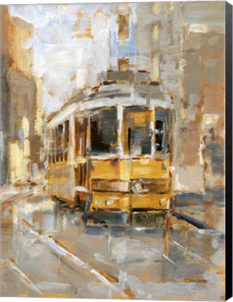 Framed Day Trolley II Print