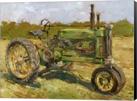 Framed Rustic Tractors I Print