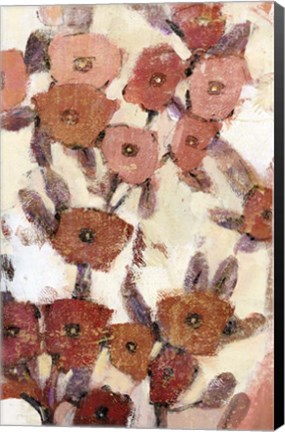 Framed Floral Patterns I Print