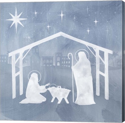 Framed Star of Bethlehem I Print