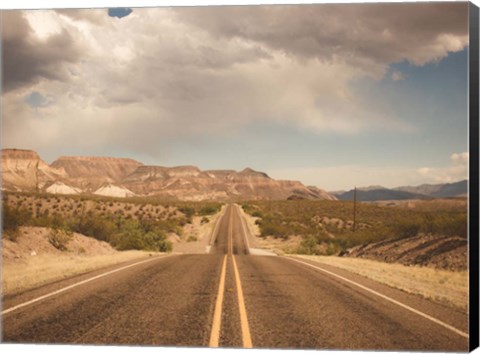 Framed Where the Road Leads I Print