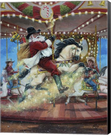 Framed Merry Go Round Print