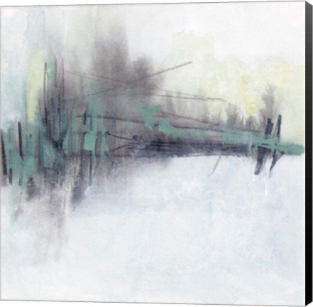 Framed Treeline Borealis I Print