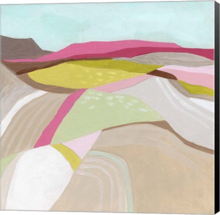 Framed Valley Path I Print