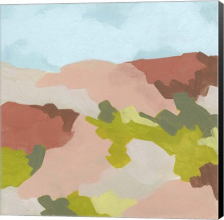 Framed Valley Blush II Print