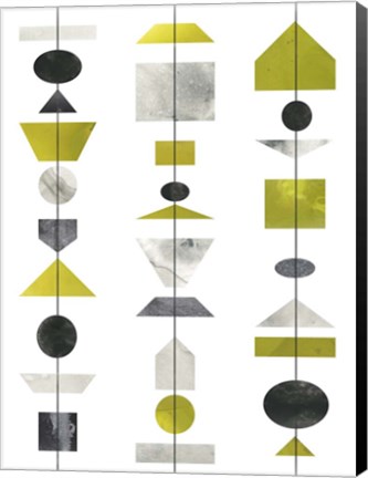 Framed Geo Mobile III Print