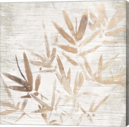 Framed Neutral Palm Fossil IV Print