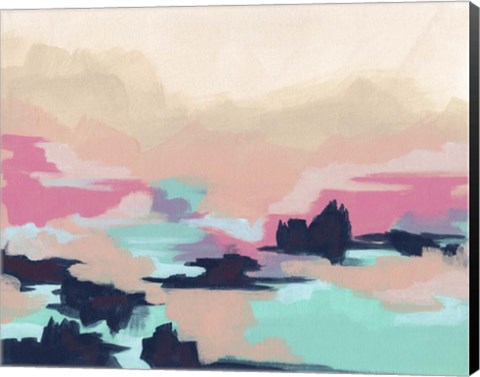 Framed Calypso Coast I Print