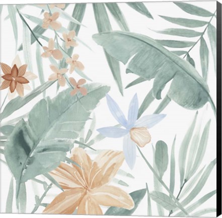 Framed Tropical Welcome II Print