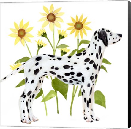 Framed Garden Trot I Print