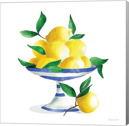 Framed Spanish Lemons II Print