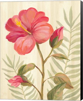Framed Tropical Garden XII Print