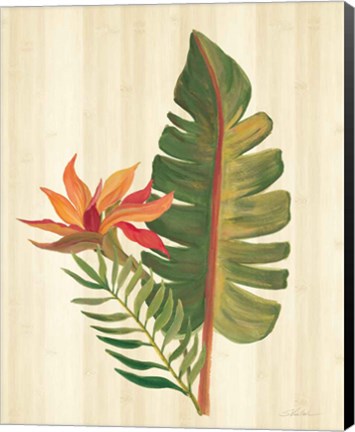 Framed Tropical Garden VI Print