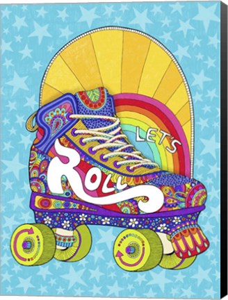Framed Lets Roll Print