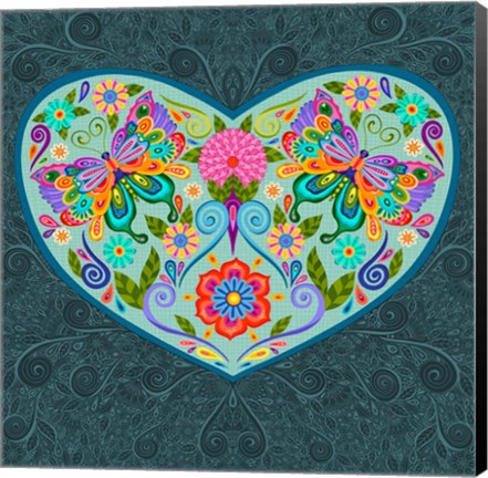 Framed Garden Love Print