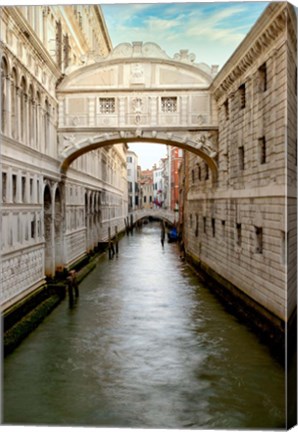 Framed Bridge Of Sighs #1 Print