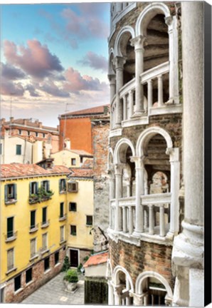 Framed Scala Contarini del Bovolo #2 Print