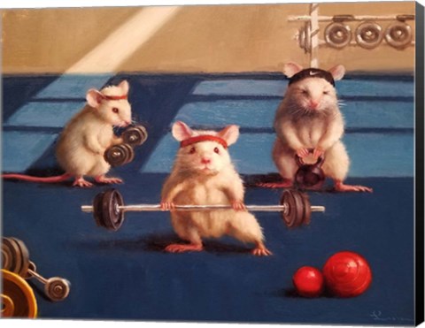 Framed Gym Rats Print