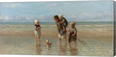 Framed Children of the Sea, 1872 Print