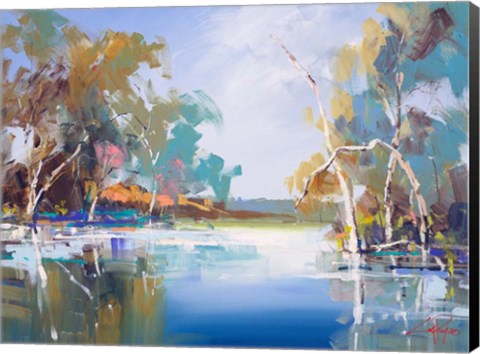 Framed Renmark Creek Print